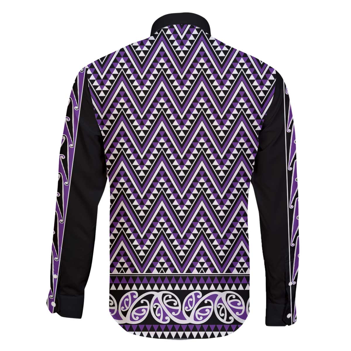 New Zealand Maori Niho Taniwha Family Matching Off The Shoulder Long Sleeve Dress and Hawaiian Shirt Waiporopo Mangopare and Puhoro Pattern