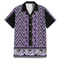 New Zealand Maori Niho Taniwha Family Matching Puletasi and Hawaiian Shirt Waiporopo Mangopare and Puhoro Pattern