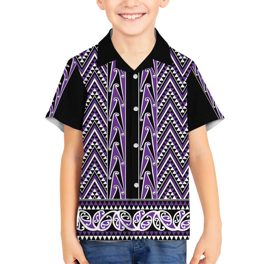 New Zealand Maori Niho Taniwha Family Matching Summer Maxi Dress and Hawaiian Shirt Waiporopo Mangopare and Puhoro Pattern