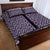 New Zealand Maori Niho Taniwha Quilt Bed Set Waiporopo Mangopare and Puhoro Pattern