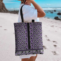 New Zealand Maori Niho Taniwha Tote Bag Waiporopo Mangopare and Puhoro Pattern - Polynesian Pride