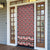 New Zealand Maori Niho Taniwha Door Cover Whero Mangopare and Puhoro Pattern - Polynesian Pride