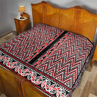 New Zealand Maori Niho Taniwha Quilt Whero Mangopare and Puhoro Pattern