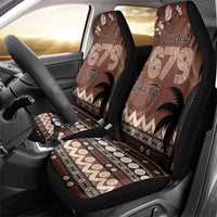 Personalised Bula Fiji 679 Car Seat Cover Fijian Tagimoucia Masi Tapa Art