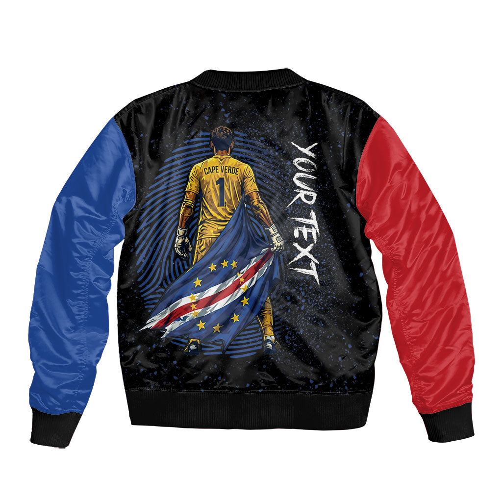 Cape Verde Goalkeeper Personalized Bomber Jacket 40 Years Old 27 Shots Zero Goals Vintage