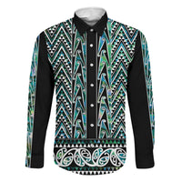 New Zealand Maori Niho Taniwha Family Matching Short Sleeve Bodycon Dress and Hawaiian Shirt Papua Shell - Mangopare Puhoro Pattern