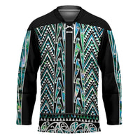 New Zealand Maori Niho Taniwha Hockey Jersey Papua Shell - Mangopare Puhoro Pattern