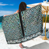 New Zealand Maori Niho Taniwha Sarong Papua Shell - Mangopare Puhoro Pattern