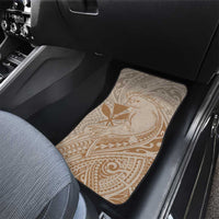 Hawaii Monk Seal and Map Car Mats Polynesian Kanaka Maoli Beige Vibe LT9 - Polynesian Pride