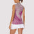Hawaii Monk Seal and Map Women Sleeveless Polo Shirt Polynesian Kanaka Maoli Pink Vibe