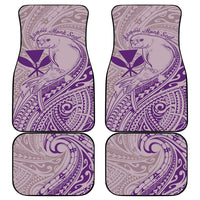 Hawaii Monk Seal and Map Car Mats Polynesian Kanaka Maoli Violet Vibe LT9 - Polynesian Pride