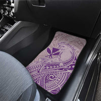 Hawaii Monk Seal and Map Car Mats Polynesian Kanaka Maoli Violet Vibe LT9 - Polynesian Pride