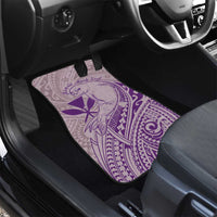 Hawaii Monk Seal and Map Car Mats Polynesian Kanaka Maoli Violet Vibe LT9 - Polynesian Pride