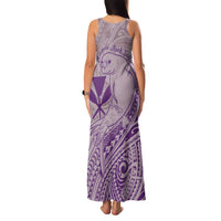 Hawaii Monk Seal and Map Family Matching Tank Maxi Dress and Hawaiian Shirt Polynesian Kanaka Maoli Violet Vibe