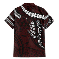 Polynesian Girl Tribal Tattoo Family Matching Mermaid Dress and Hawaiian Shirt Oxbood Vibe