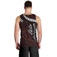 Polynesian Girl Tribal Tattoo Men Tank Top Oxbood Vibe