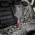 Polynesian Plumeria Floral Tattoo Pattern Back Car Seat Cover Beige Style
