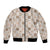 Hawaiian Palaka Quilt Pattern Bomber Jacket Hawaii Culture Bird of Paradise Exotic Motif - Polynesian Pride