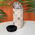 Hawaiian Palaka Quilt Pattern 4 in 1 Can Cooler Tumbler Hawaii Culture Bird of Paradise Exotic Motif - Polynesian Pride