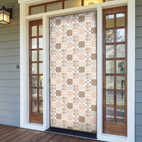 Hawaiian Palaka Quilt Pattern Door Cover Hawaii Culture Bird of Paradise Exotic Motif - Polynesian Pride