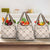 Hawaiian Palaka Quilt Pattern Grocery Bag Hawaii Culture Bird of Paradise Exotic Motif - Polynesian Pride