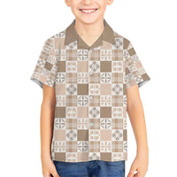 Hawaiian Palaka Quilt Pattern Hawaiian Shirt Hawaii Culture Bird of Paradise Exotic Motif - Polynesian Pride