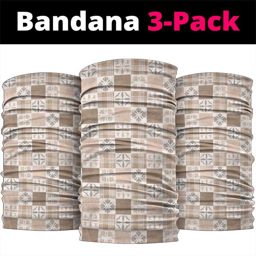 Hawaiian Palaka Quilt Pattern Neck Gaiter Hawaii Culture Bird of Paradise Exotic Motif - Polynesian Pride