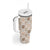 Hawaiian Palaka Quilt Pattern Tumbler With Handle Hawaii Culture Bird of Paradise Exotic Motif - Polynesian Pride