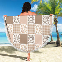 Hawaiian Palaka Quilt Pattern Beach Blanket Hawaii Culture Honu Turtle - Polynesian Pride