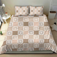 Hawaiian Palaka Quilt Pattern Bedding Set Hawaii Culture Honu Turtle - Polynesian Pride