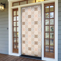 Hawaiian Palaka Quilt Pattern Door Cover Hawaii Culture Honu Turtle - Polynesian Pride