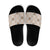 Hawaiian Palaka Quilt Pattern Slide Sandals Hawaii Culture Honu Turtle - Polynesian Pride