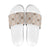 Hawaiian Palaka Quilt Pattern Slide Sandals Hawaii Culture Honu Turtle - Polynesian Pride