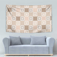 Hawaiian Palaka Quilt Pattern Tapestry Hawaii Culture Honu Turtle - Polynesian Pride