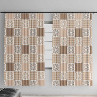 Hawaiian Palaka Quilt Pattern Window Curtain Hawaii Culture Honu Turtle - Polynesian Pride