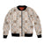 Hawaiian Palaka Quilt Pattern Bomber Jacket Hawaii Culture Pineapple - Polynesian Pride