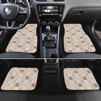 Hawaiian Palaka Quilt Pattern Car Mats Hawaii Culture Pineapple - Polynesian Pride