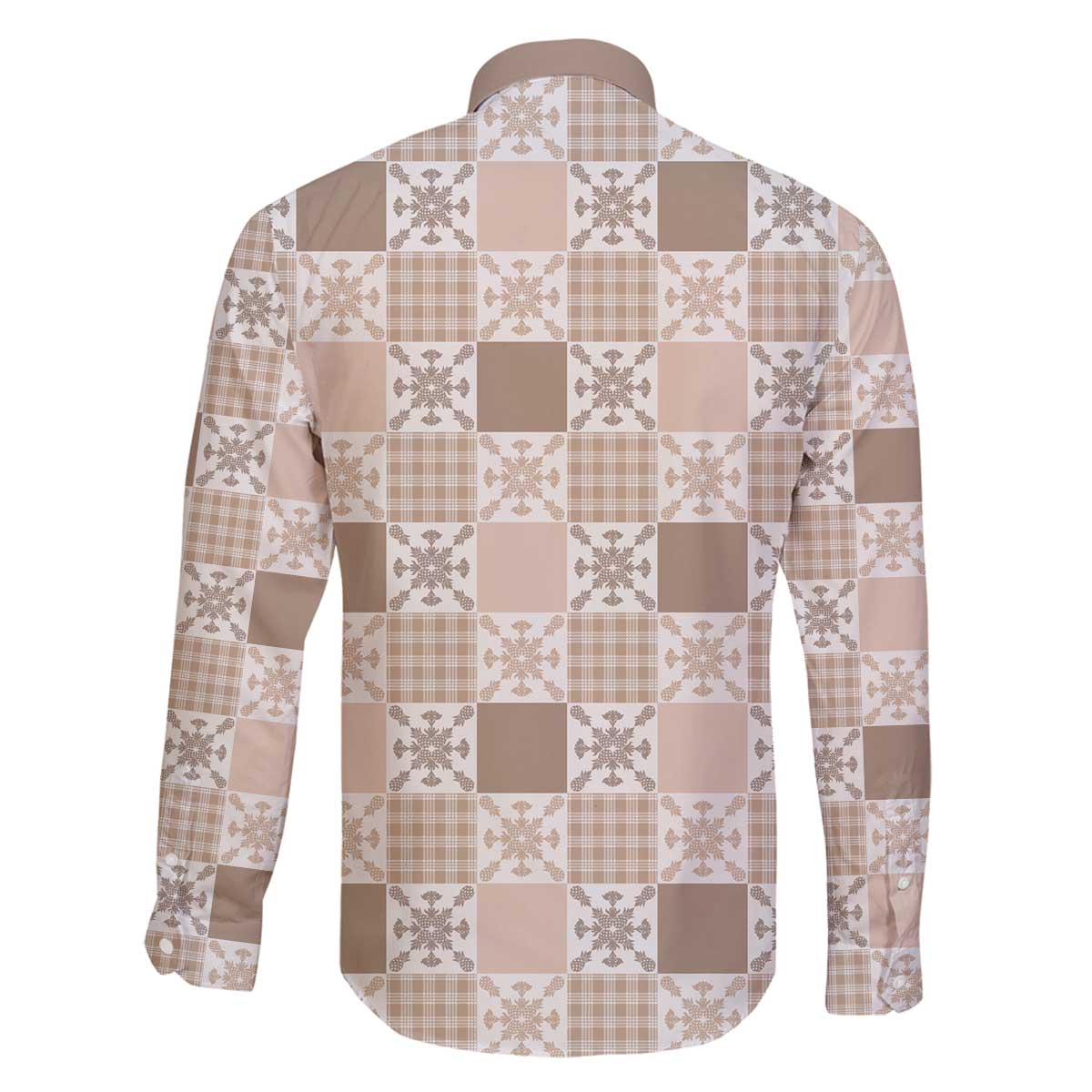 Hawaiian Palaka Quilt Pattern Family Matching Off The Shoulder Long Sleeve Dress and Hawaiian Shirt Hawaii Culture Pineapple - Polynesian Pride