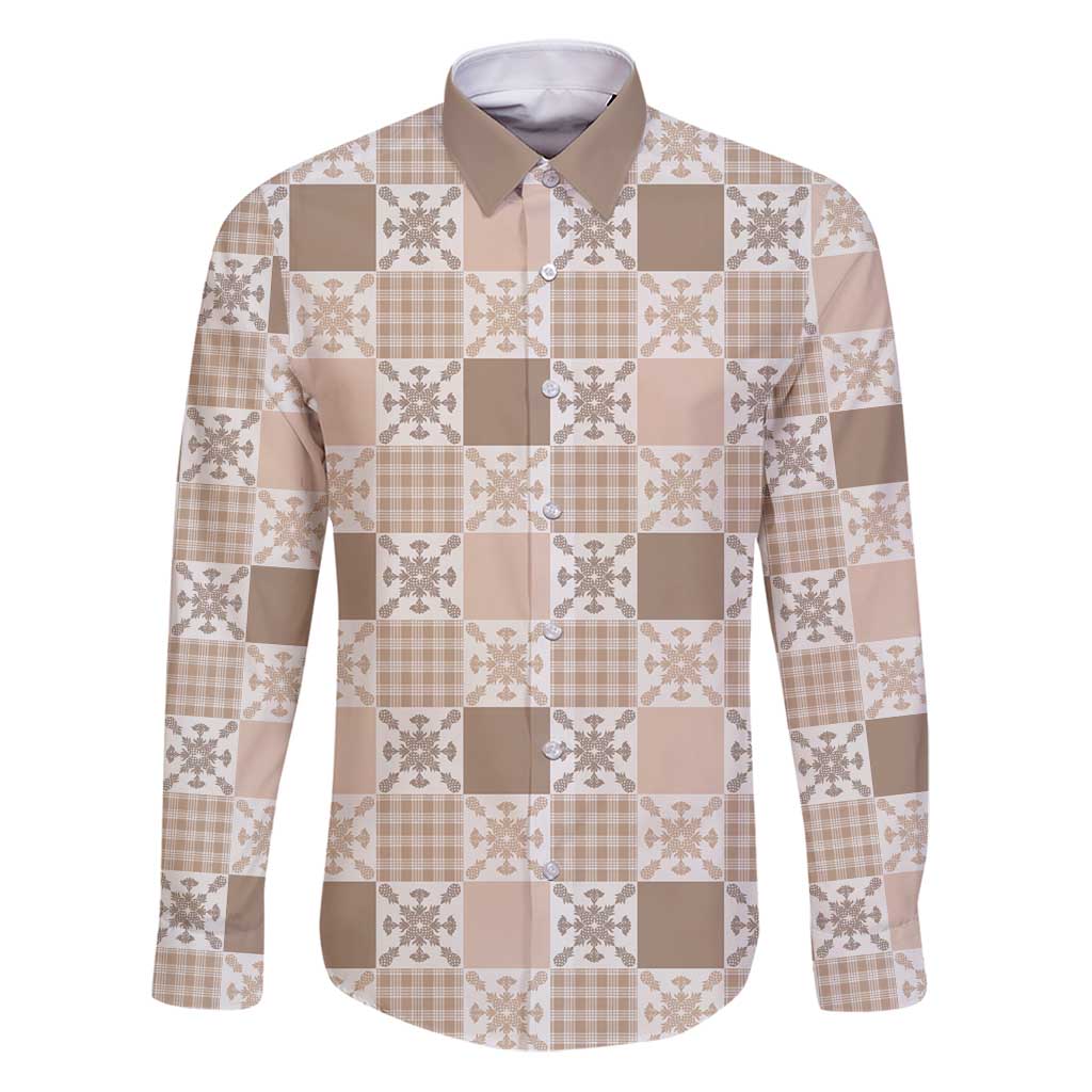 Hawaiian Palaka Quilt Pattern Family Matching Puletasi and Hawaiian Shirt Hawaii Culture Pineapple - Polynesian Pride