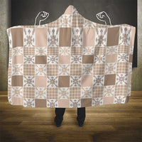 Hawaiian Palaka Quilt Pattern Hooded Blanket Hawaii Culture Pineapple - Polynesian Pride