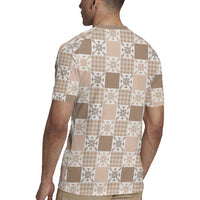 Hawaiian Palaka Quilt Pattern Rugby Jersey Hawaii Culture Pineapple - Polynesian Pride