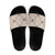 Hawaiian Palaka Quilt Pattern Slide Sandals Hawaii Culture Pineapple - Polynesian Pride