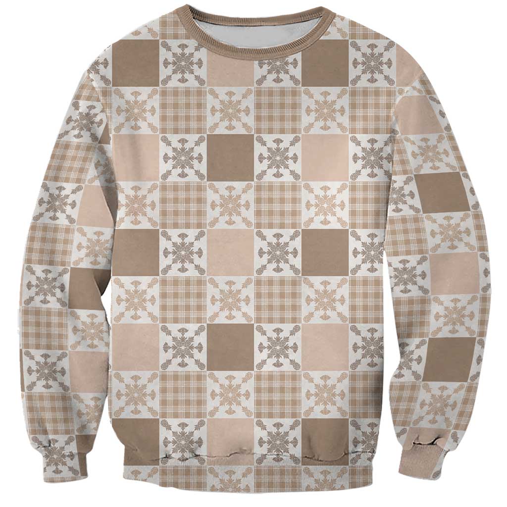 Hawaiian Palaka Quilt Pattern Sweatshirt Hawaii Culture Pineapple - Polynesian Pride
