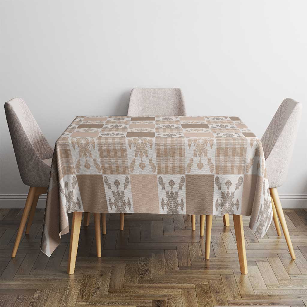 Hawaiian Palaka Quilt Pattern Tablecloth Hawaii Culture Pineapple - Polynesian Pride