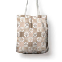 Hawaiian Palaka Quilt Pattern Tote Bag Hawaii Culture Pineapple - Polynesian Pride