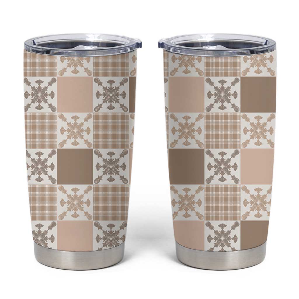 Hawaiian Palaka Quilt Pattern Tumbler Cup Hawaii Culture Pineapple - Polynesian Pride