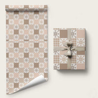 Hawaiian Palaka Quilt Pattern Wrapping Paper Hawaii Culture Pineapple - Polynesian Pride