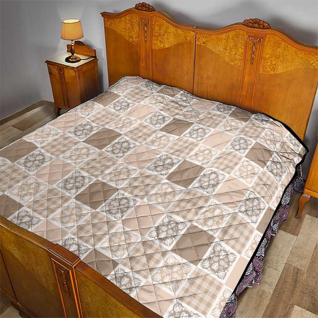 Hawaiian Palaka Quilt Pattern Quilt Hawaii Culture Tropical Flowers Mix - Polynesian Pride