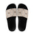 Hawaiian Palaka Quilt Pattern Slide Sandals Hawaii Culture Tropical Flowers Mix - Polynesian Pride