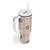 Hawaiian Palaka Quilt Pattern Tumbler With Handle Hawaii Culture Tropical Flowers Mix - Polynesian Pride